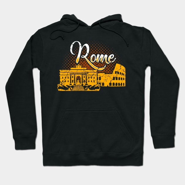 Rome Colosseum Hoodie by Mila46